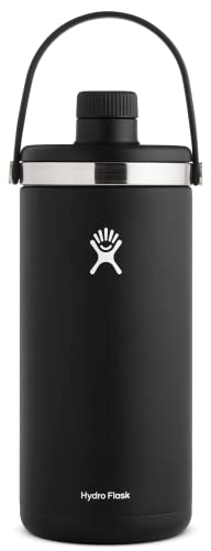 Hydro Flask 128 oz. Oasis Water Jug Stainless Steel, Reusable, Vacuum Insulated Leak Proof Cap,Black - Image 1
