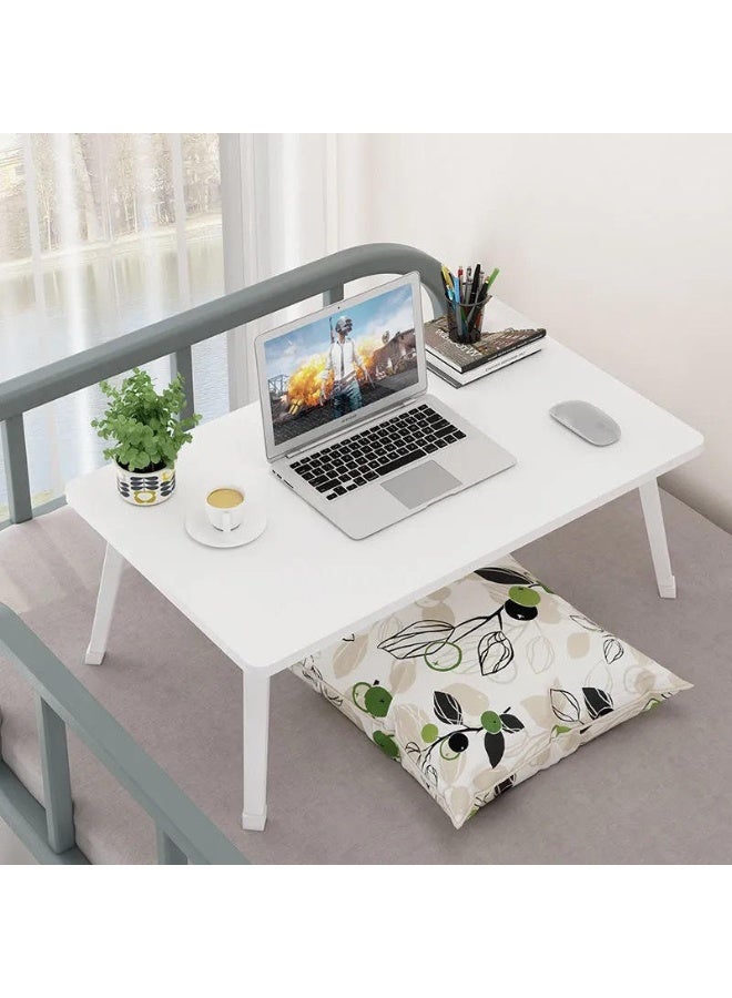 Set of 2 Foldable Laptop Bed Tables, Portable Study Desk for Reading, Writing, and Work, 60x30x27cm - Image 2