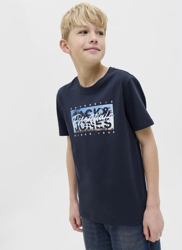 Jack & Jones Junior JJCOLTON PHOTOPRINT TEE SS CREW NE JNR