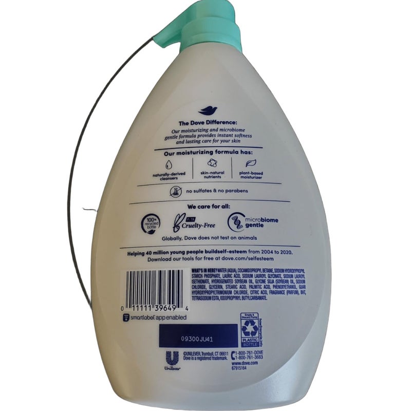 Dove Sensitive Skin Body Wash with Pump 33.8 fl oz. Pack of 3 - Image 2