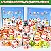 PLOUGVI 24PCS Christmas Squishy for Party Favors Gifts Stress Relief Toys for Goodie Bags Pinata Fillers Stocking Stuffer for Kids Treasure Box Carnival for Prizes Rewards Fidget Squeeze Advent Calendar - Image 4