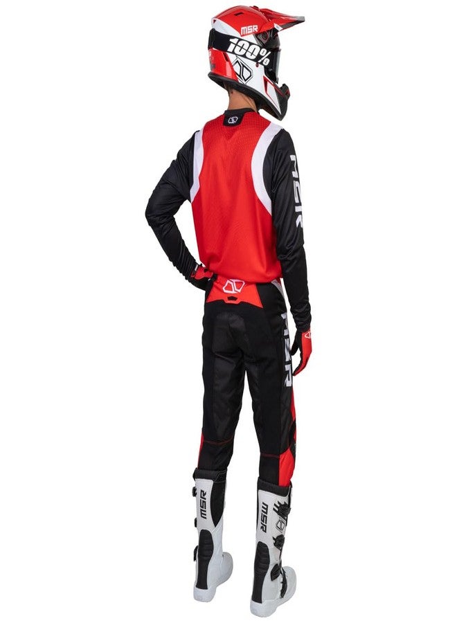 MSR Axxis Range Dirt Bike, Motocross Jersey X-Large Red - Image 5