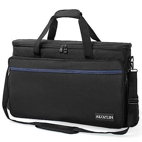 AKOZLIN Padded Gig Bag Controller Travel Shoulder Bag 23”×3.54”×14.2” Fit For Pioneer DDJ SR SR2 RR Denon MC4000 Numark NVII DJ Mixer Case - Image 1