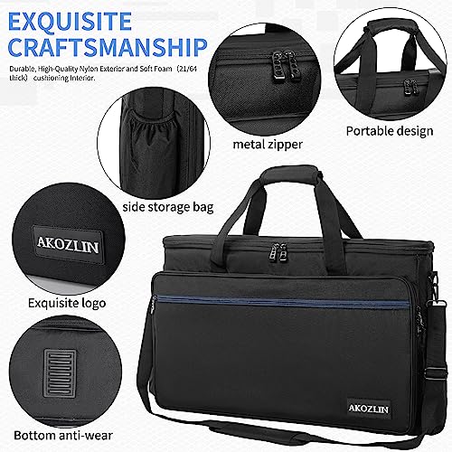 AKOZLIN Padded Gig Bag Controller Travel Shoulder Bag 23”×3.54”×14.2” Fit For Pioneer DDJ SR SR2 RR Denon MC4000 Numark NVII DJ Mixer Case - Image 4