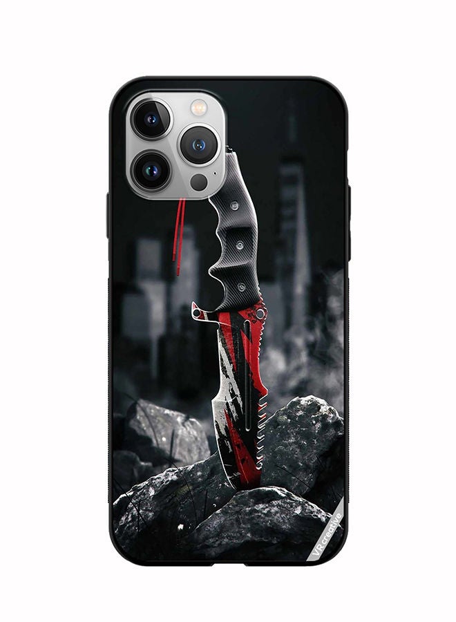 VR CREATIVE Protective Case Cover For Apple iPhone 12 Pro Max Huntsman Knife Design Multicolour - Image 1