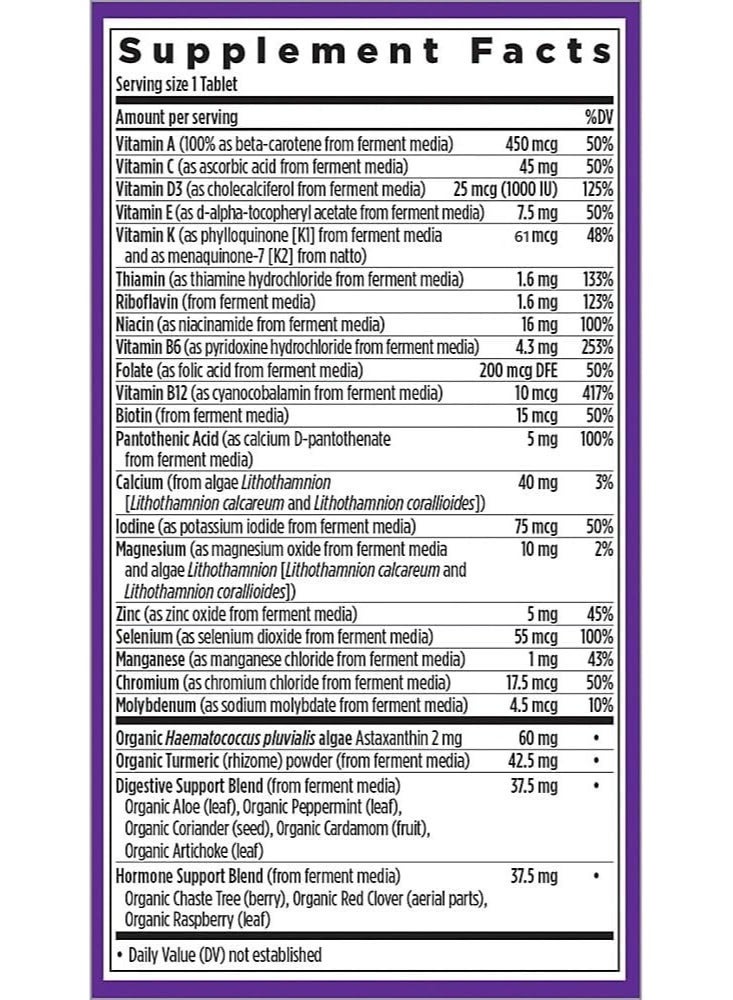 New Chapter Every Woman's One Daily Multivitamin 55+, 24 Vegetarian Tablets - Image 2