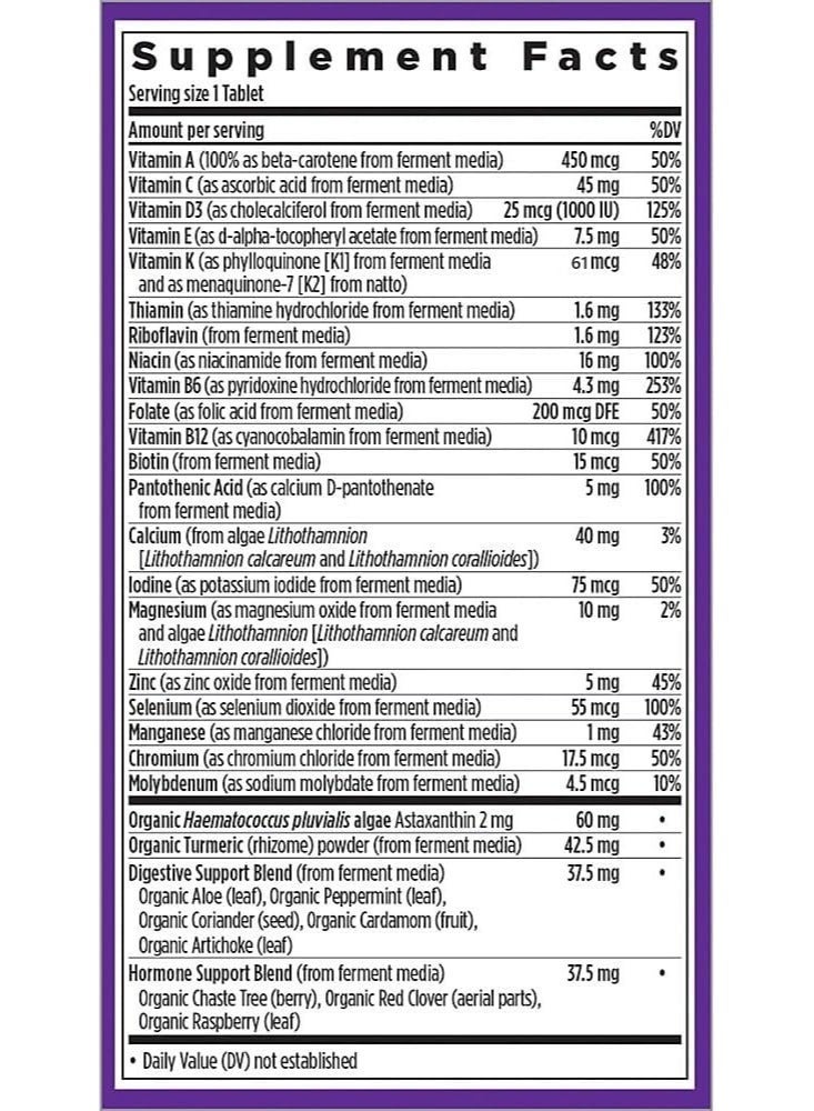 New Chapter Every Woman's One Daily Multivitamin 55+, 24 Vegetarian Tablets - Image 3