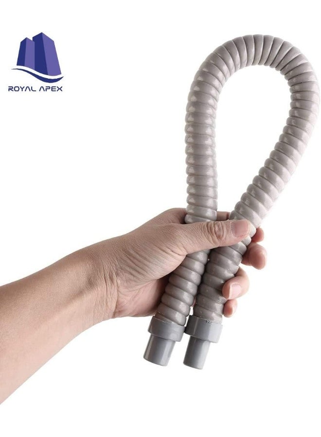 Royal Apex Flexible Pvc Hose With Foam Film Inside Air Conditioner Drain Hose Pipe Grey 1 Meter - Image 5