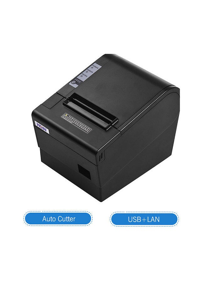 Generic - HOIN 80mm Thermal Receipt Printer with Auto Cutter USB Ethernet Interface Ticket Bill printing Compatible with ESC/POS Print Commands for Supermarket Store Home Business - Image 1