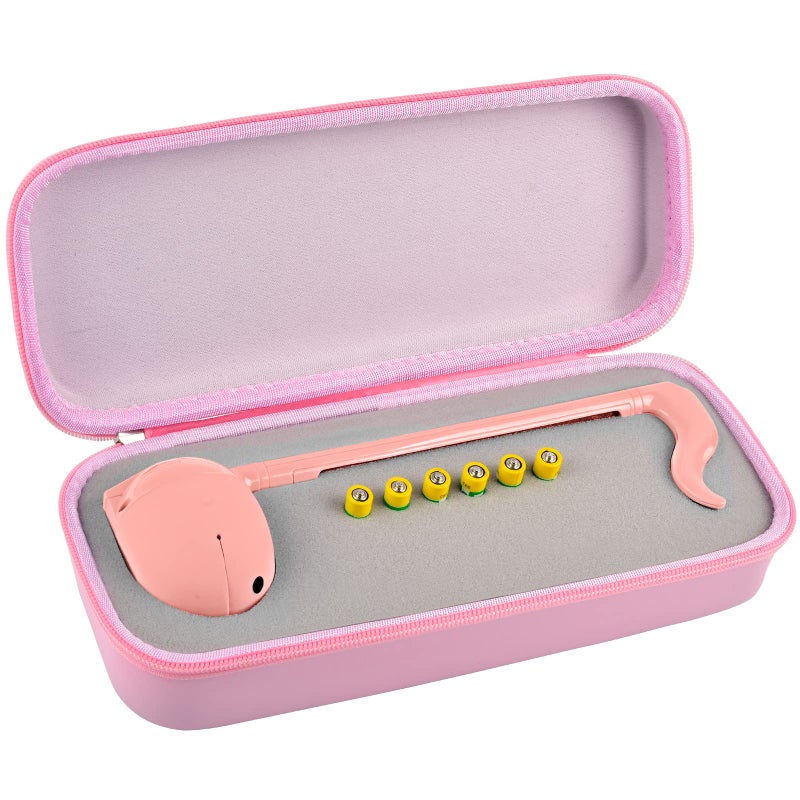 PAIYULE Case Compatible with Otamatone [English Edition] Japanese Electronic Musical Instrument Portable Synthesizer by Cube/Maywa Denki, Storage Holder Only Fits for Regular (Box Only) (Pink) - Image 1