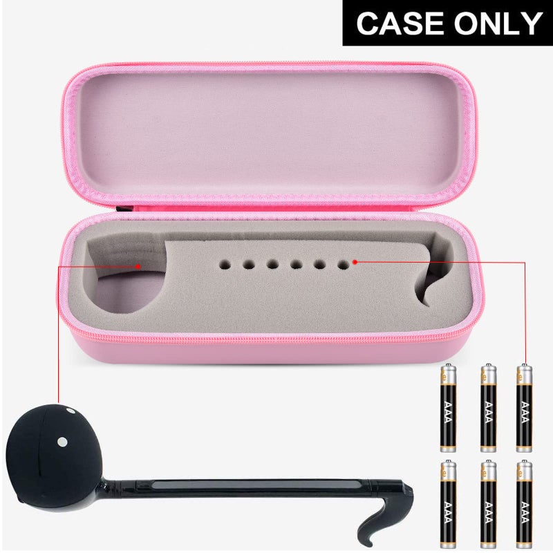 PAIYULE Case Compatible with Otamatone [English Edition] Japanese Electronic Musical Instrument Portable Synthesizer by Cube/Maywa Denki, Storage Holder Only Fits for Regular (Box Only) (Pink) - Image 4