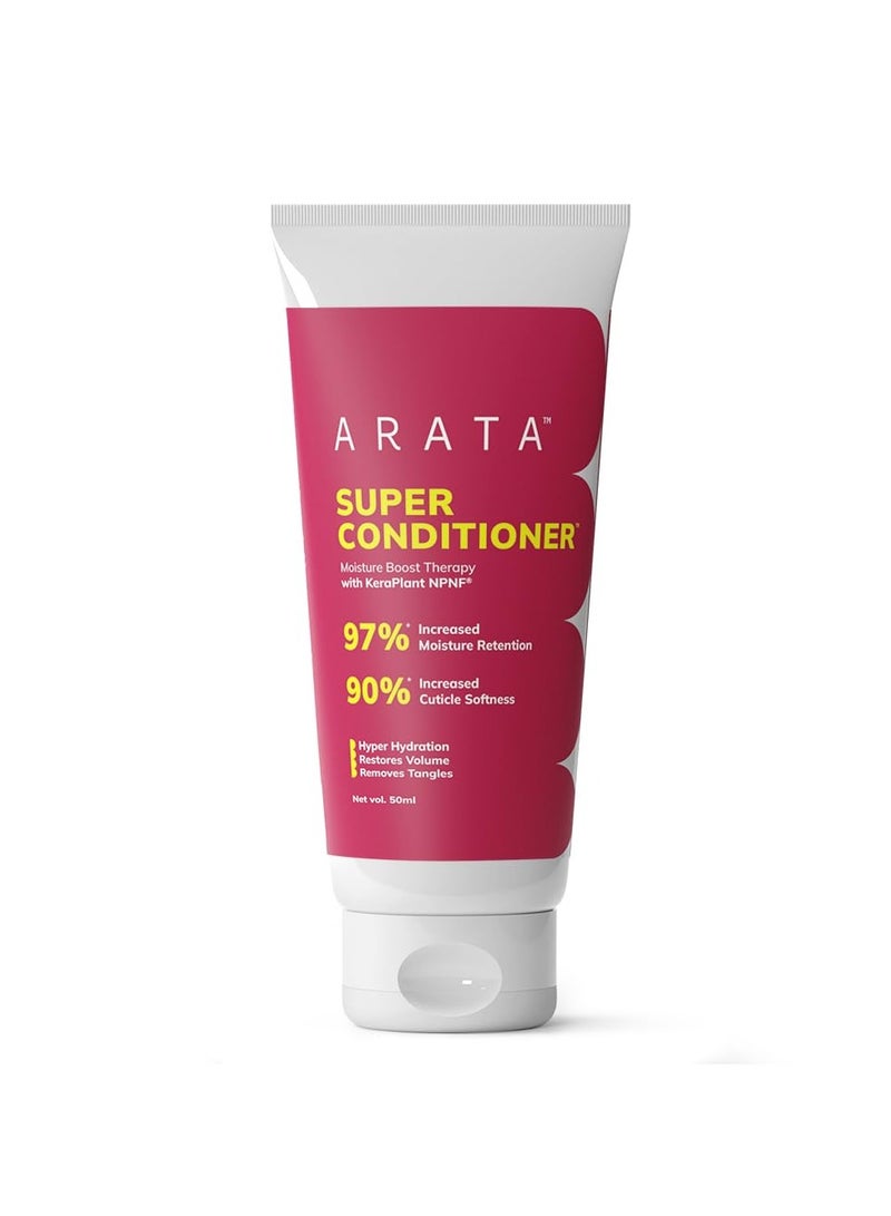 أراتا بلسم فائق للشعر المجعد | يزيد من ترطيبه بنسبة 97% ونعومته بنسبة 90% | مع الكيراتين وماء الأرز لشعر ناعم ولامع - Image 1