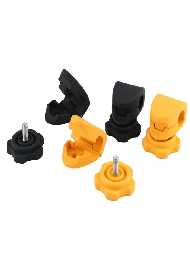 DUTYBOD Football Visor Clips Replacement for Football Visor Helmet Clips - Universal Fit (1 Pair) (Black) - Image 4