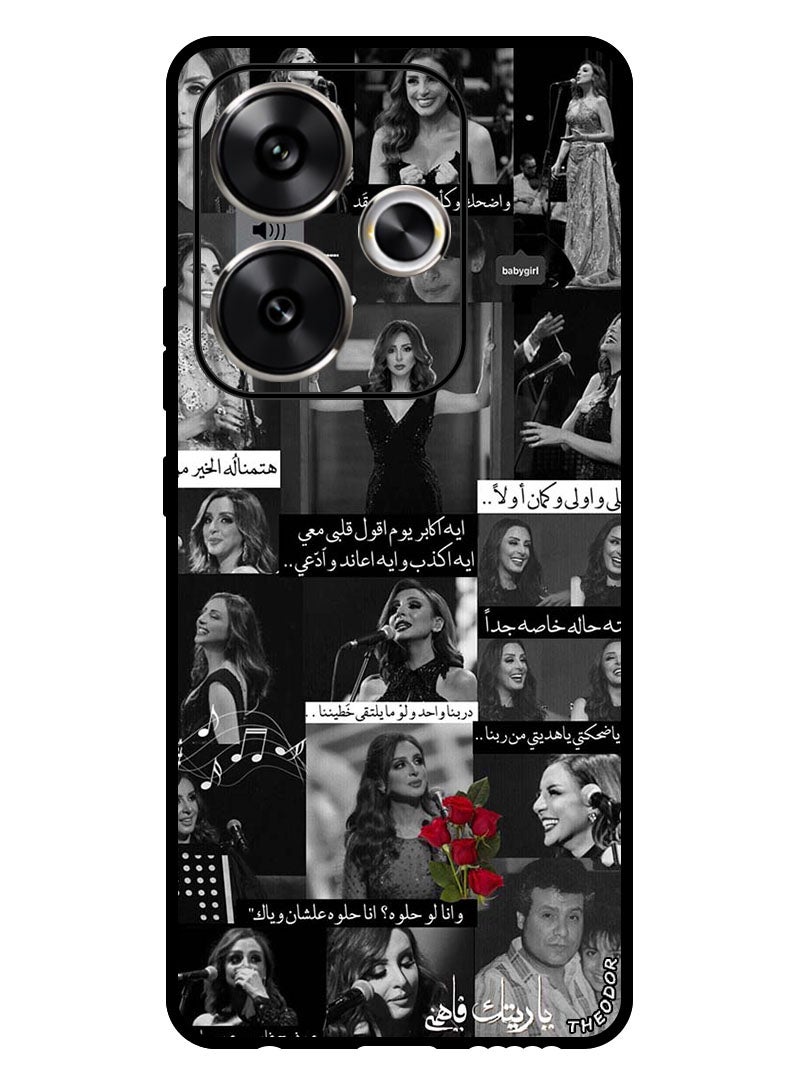 Theodor Protective Case Anti Scratch Shock Proof Bumper Cover For Xiaomi Redmi Turbo 3 Arab quotes - Image 1