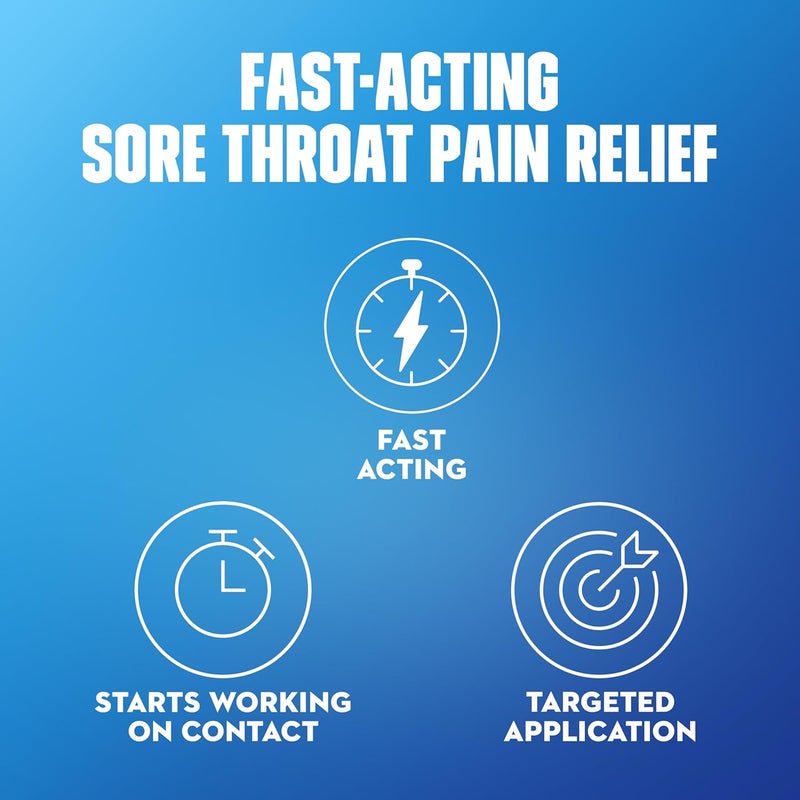 MUCINEX بخاخ موستينكس إنستاسوتhe لالتهاب الحلق لتخفيف آلام الفم بخاخ تخدير الحلق مع بنزوكاين ونعناع يبدأ العمل عند الاتصال بنكهة الكرز 38 أونصة سائلة - Image 2