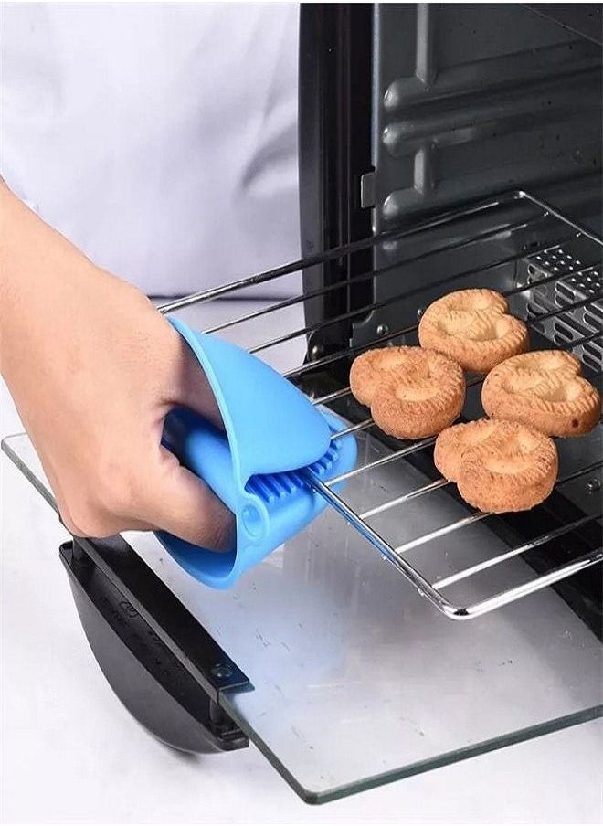 Generic - A pair Pot Holder Oven GlovesA pair  Cooking Pinch Grips Mitts Silicone Insulated Hand Clip Potholder For Kitchen, Heat Resistant - Image 1