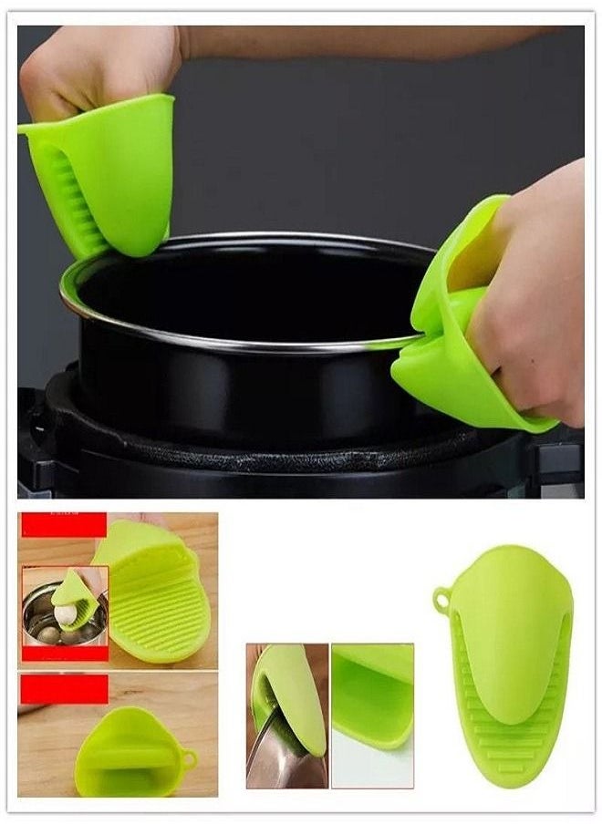 Generic - A pair Pot Holder Oven GlovesA pair  Cooking Pinch Grips Mitts Silicone Insulated Hand Clip Potholder For Kitchen, Heat Resistant - Image 1