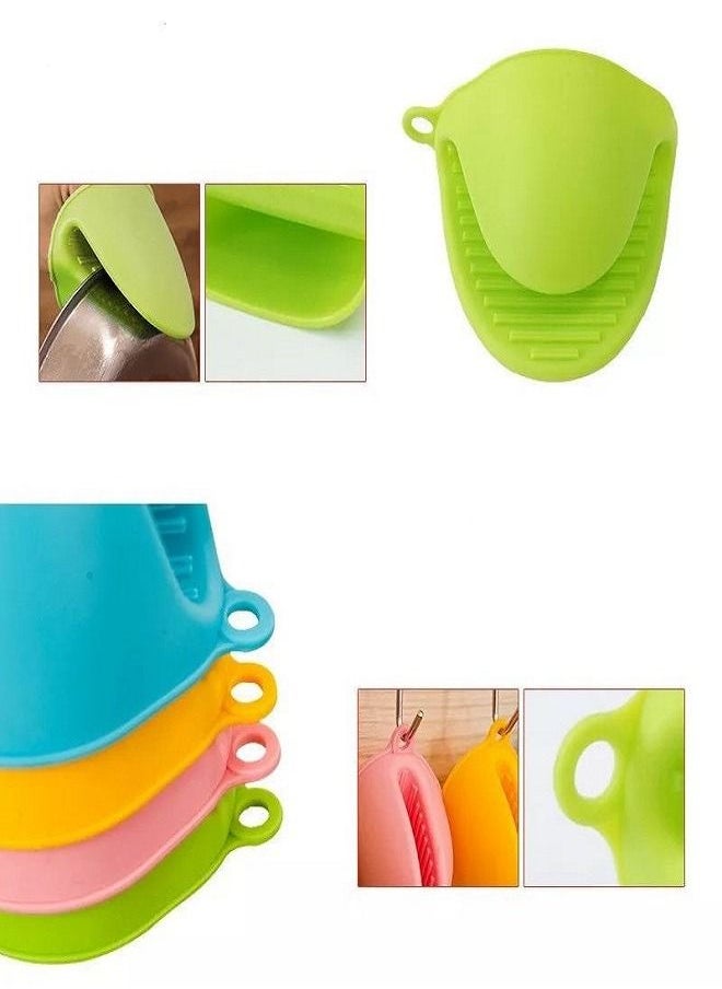 Generic - A pair Pot Holder Oven GlovesA pair  Cooking Pinch Grips Mitts Silicone Insulated Hand Clip Potholder For Kitchen, Heat Resistant - Image 1