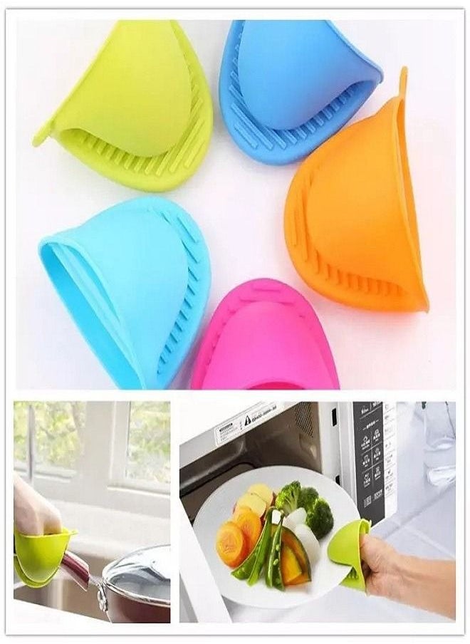 Generic - A pair Pot Holder Oven GlovesA pair  Cooking Pinch Grips Mitts Silicone Insulated Hand Clip Potholder For Kitchen, Heat Resistant - Image 1