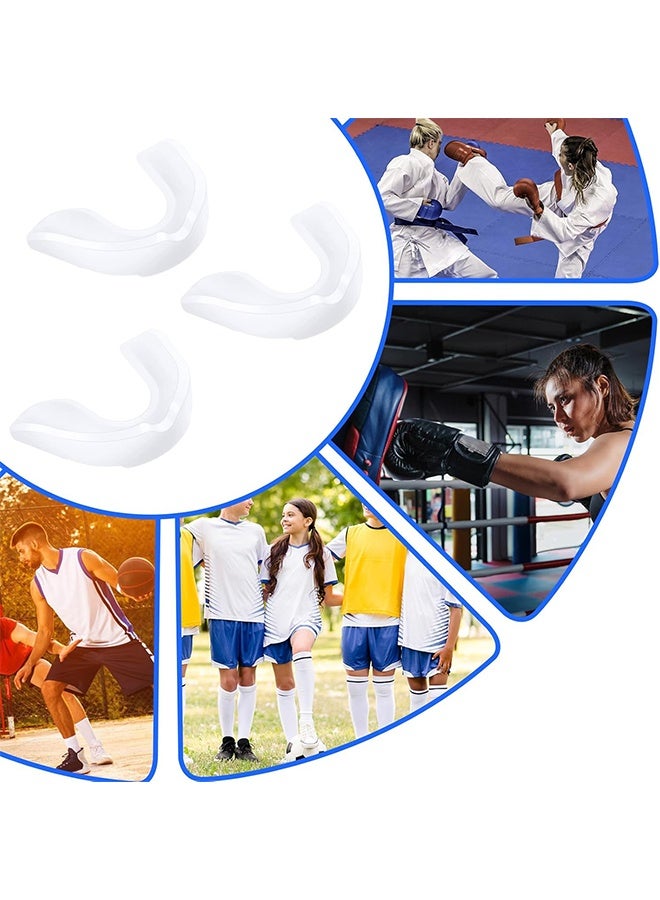 3 Pack Mouth Guard for Sports with Storage Box Youth Mouth Guard Football Silicone Mouthguard Boxing - Image 5