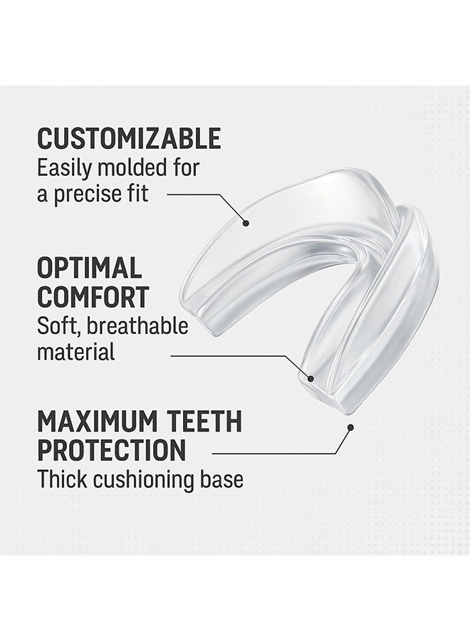 3 Pack Mouth Guard for Sports with Storage Box Youth Mouth Guard Football Silicone Mouthguard Boxing - Image 4