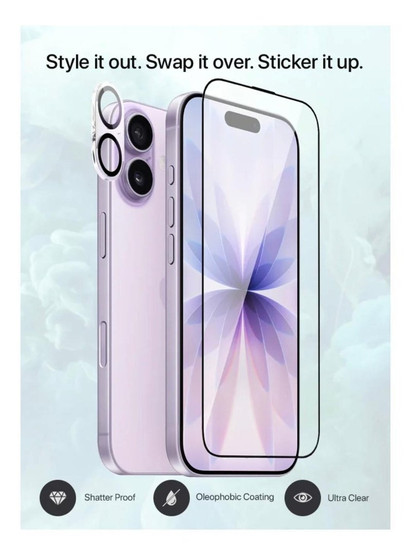 مجموعة الحماية 3 في 1 لهاتف أبل ايفون 17 المكونة من كفر حماية يدعم ماج سيف، مضاد للأصفرار ، و شاشة حماية زجاج ضد الكسر والخدوش ، و حماية عدسة الكاميرا - Image 4