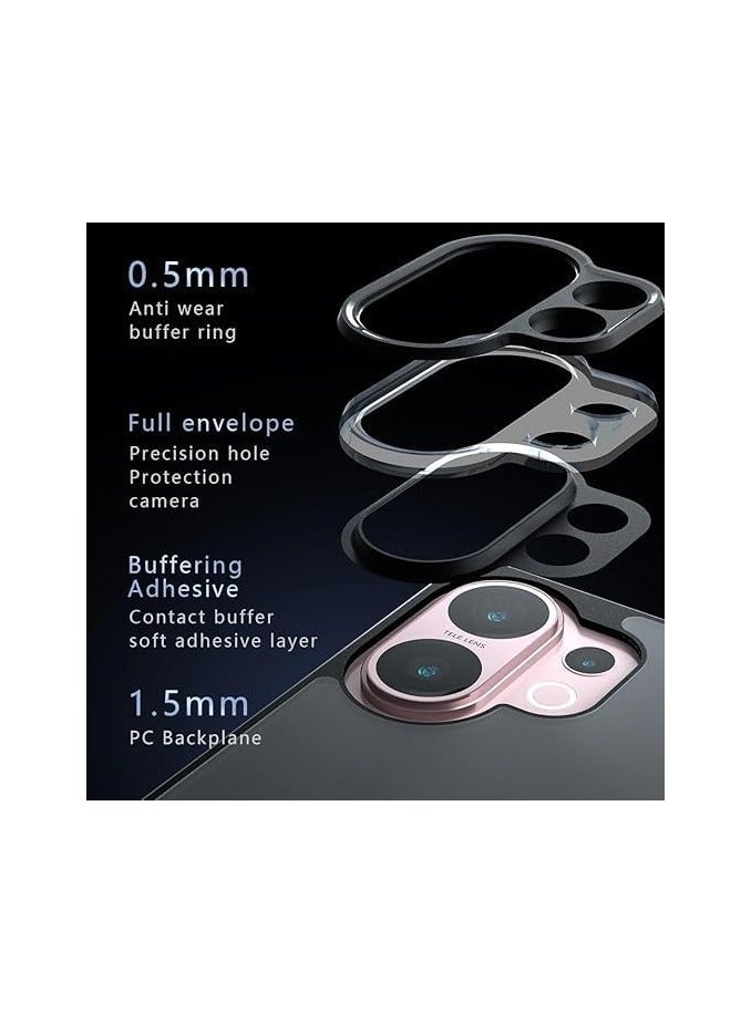 عام غطاء مغناطيسي متوافق مع هاتف Vivo S30 5G - مصنوع من مادة TPU عالية الجودة مع وسادات هوائية في جميع الزوايا، غطاء مقاوم للصدمات والسقوط مع دعم الشحن اللاسلكي - Image 4