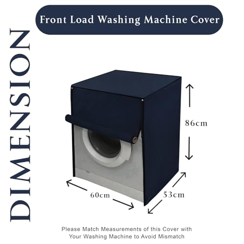 Star Weaves Washing Machine Cover Compatible for Front Load LG FH0B8NDL22 6kg - Blue - FLBIMBL - Image 3