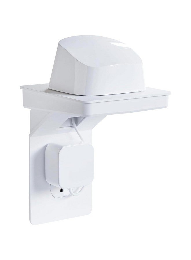 ECHOGEAR Outlet Shelf for Standard Outlets - Next-Gen Design with Built in-Cord Storage & Room for Bulky Plugs - Quick Install with Included Hardware - Image 1