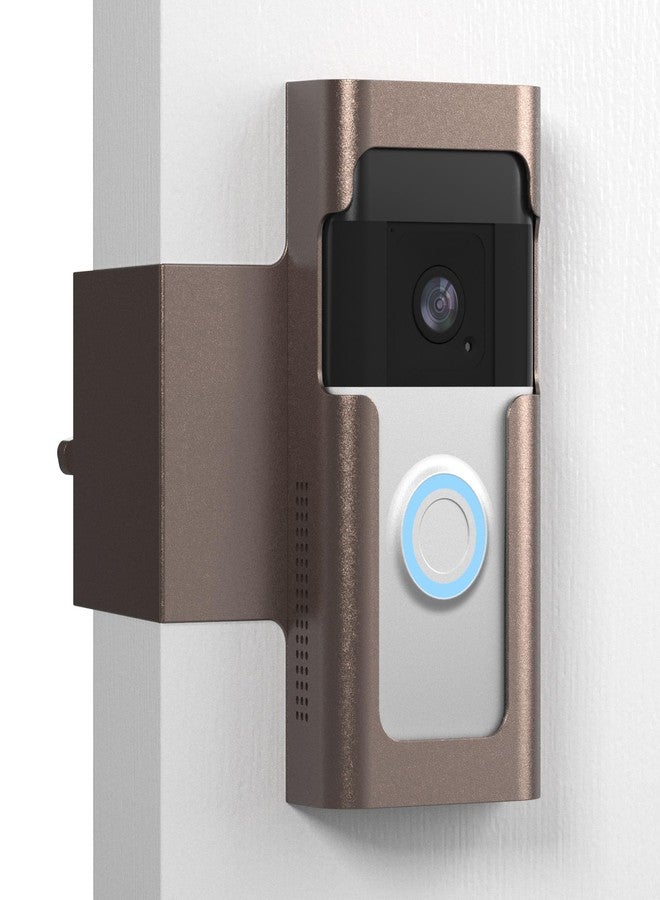 Homalor Anti Theft Ring Doorbell Mount: Metal Ring Apartment Door Mount Blink Doorbell Camera Holder No Drill - Renter Friendly Ring Doorbell Mount No Damage - Image 1