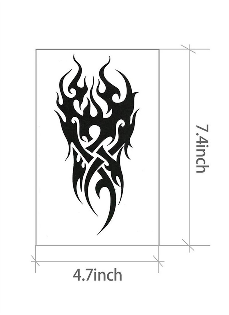 Generic - Temporary Tattoos Stickers, Fake Body Arm Chest Shoulder Tattoos for Men or Women - Image 1