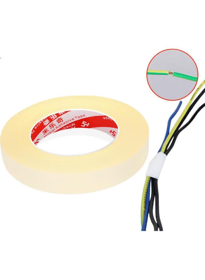 Miloch Milaiqi High-Adhesive White Acrylic Electrical Tape, Lcd Screen Cable Management, Phone Repair, Earphone Data Cable Repair Tape, Hand-Tearable Insulation Tape, 15Mm Wide * 30M Long [3 Rolls] - Image 2