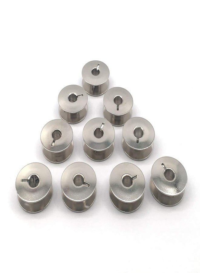 LNKA 50 pk Metal "L" Bobbins - (55623S) - (SA159) - (H12413002)-(100376-053) with Thread Hole bobbins for Weaving Looms - Image 2