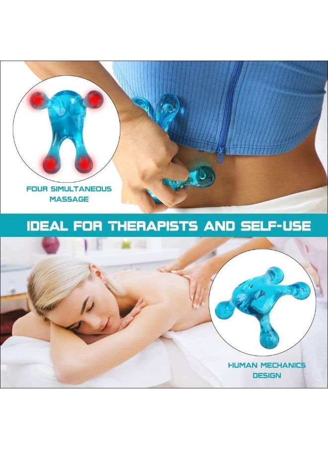 Melonsun Hand Held Massage Tool Easy Palm Fit With Massage Knobs For Gentle Pressure Point Massage  - Image 3