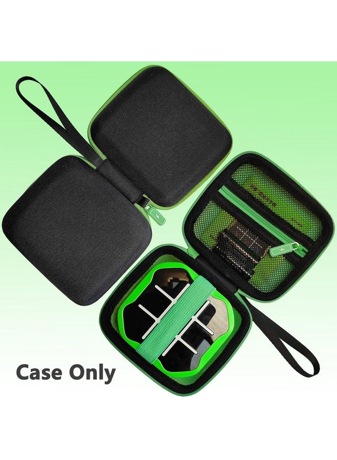 JCHPINE Hard Carrying Case for GiiKER Tic Tac Toe Bolt Game 3-in-1 Handheld Puzzle Game Console, Protective Storage Holder for GiiKER Tic Tac Toe Electronic Bolt Game Accessories (Only Case) (Green) - Image 5