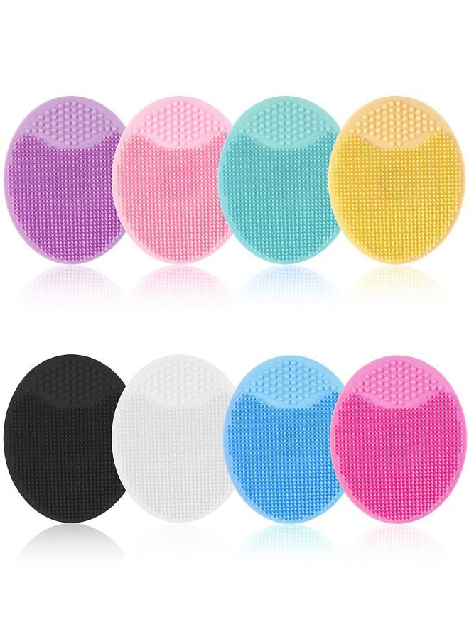 MoHern Face Scrubber, 8 PCS Silicone Face Scrubber Exfoliator for Women, Face Cleansing Brush Blackhead Acne Pore Pad for Deep Cleaning Skin Care - Image 1