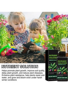 CMGTYYD 100ml Plant Nutrient Solution, Natural Liquid Fertilizer And Plant, Vegetable Plant Fertilisers, Nutrient Solution, Plant Growth Enhancer For all leaf plants Soils, Plants, Hydroponic And Garden Care  - Image 2