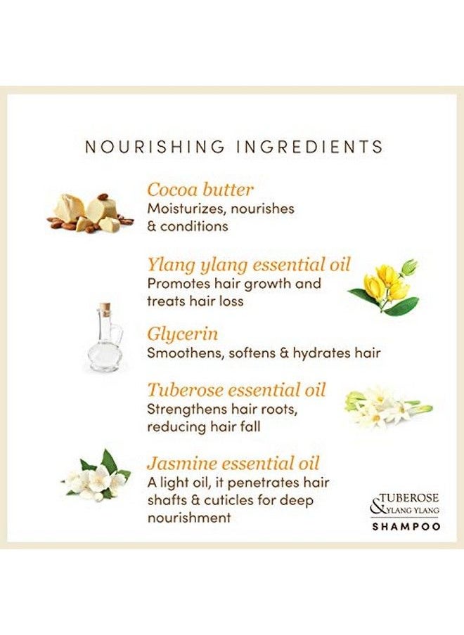 The Earth Reserve Tuberose & Ylang Ylang Natural Shampoo Chemical Free And Made With Pure Essential Oils Gentle & Mild 100 Ml  - Image 4