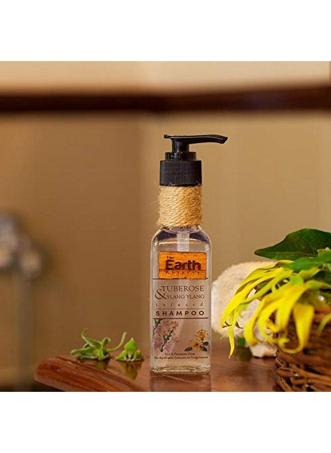 The Earth Reserve Tuberose & Ylang Ylang Natural Shampoo Chemical Free And Made With Pure Essential Oils Gentle & Mild 100 Ml  - Image 2