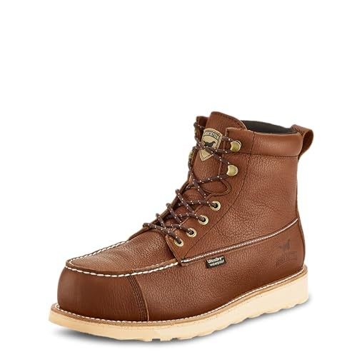 Irish Setter, Wingshooter ST, Men's, 6", Waterproof, Non-Metallic Safety Toe, Work Boot, Brown, 8.5 D (Medium) - Image 1