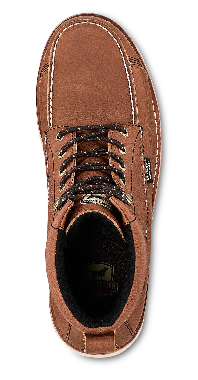 Irish Setter, Wingshooter ST, Men's, 6", Waterproof, Non-Metallic Safety Toe, Work Boot, Brown, 8.5 D (Medium) - Image 5