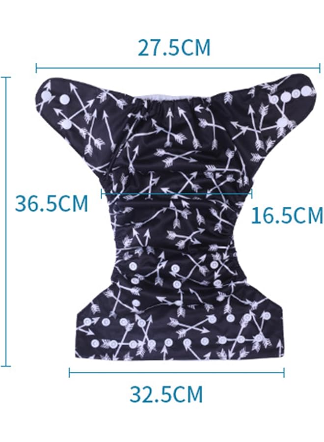 Reusable Baby Swim Nappies 2 Pack Bee And Cow Design Waterproof Pul Fabric Adjustable Size 27.5X36.5Cm - Image 2