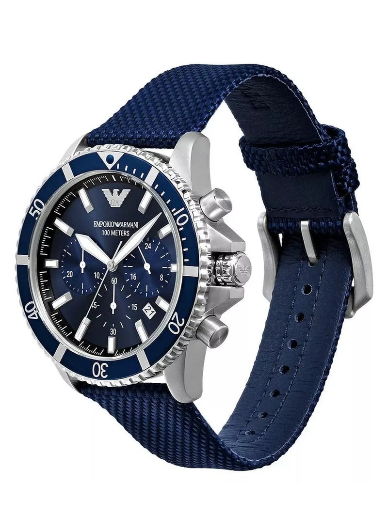 armani Emporio Armani Men's Watch Chronograph, Stainless Steel, AR11588  - Image 2