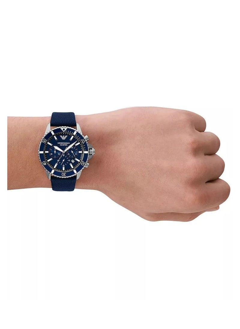 armani Emporio Armani Men's Watch Chronograph, Stainless Steel, AR11588  - Image 4