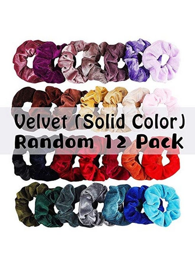 Fameza FAMEZA Women's Chiffon Flower Hair Scrunchies, Pack of 24 (Multicolour)  - Image 5
