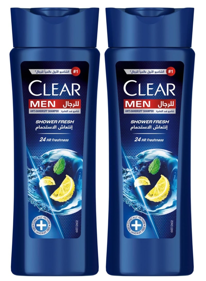 كلير قطعتين من شامبو ضد القشرة انتعاش الاستحمام للرجال - ١٩٠ مل - Image 1