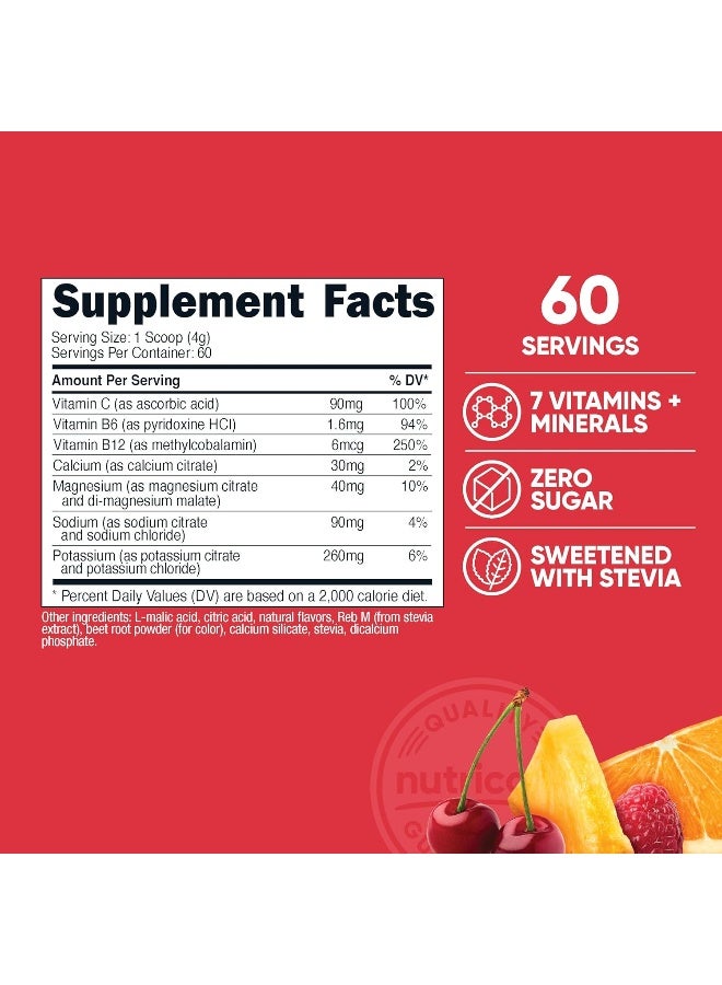 Nutricost Electrolyte Complex Powder (60 Servings, Fruit Punch) - Hydration Supplement Drink Mix with Vitamins and Minerals - Image 2