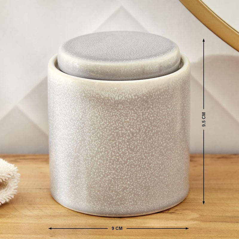 Home Centre Home Centre Noelle Reactive Ceramic Cotton Jar  - Image 3