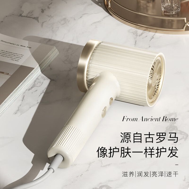 Apiyoo PF1 Constant Temperature Negative Ion Fast-Drying Hair Dryer, White - Image 3