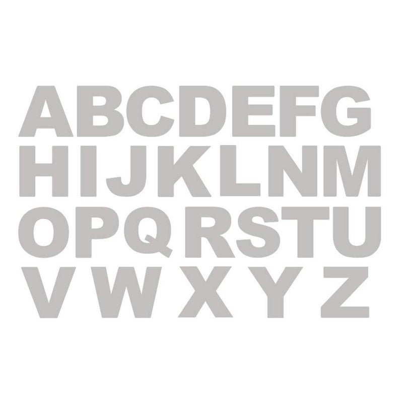EORTA EORTA 26 Pcs Alphabetic Cake Stencils 10 inch A to Z Upper Letter Alphabet Templates Mold Fillings Layered Cake Maker Baking Tools for DIY Craft Painting Kitchen Cake Topper Decoration White 